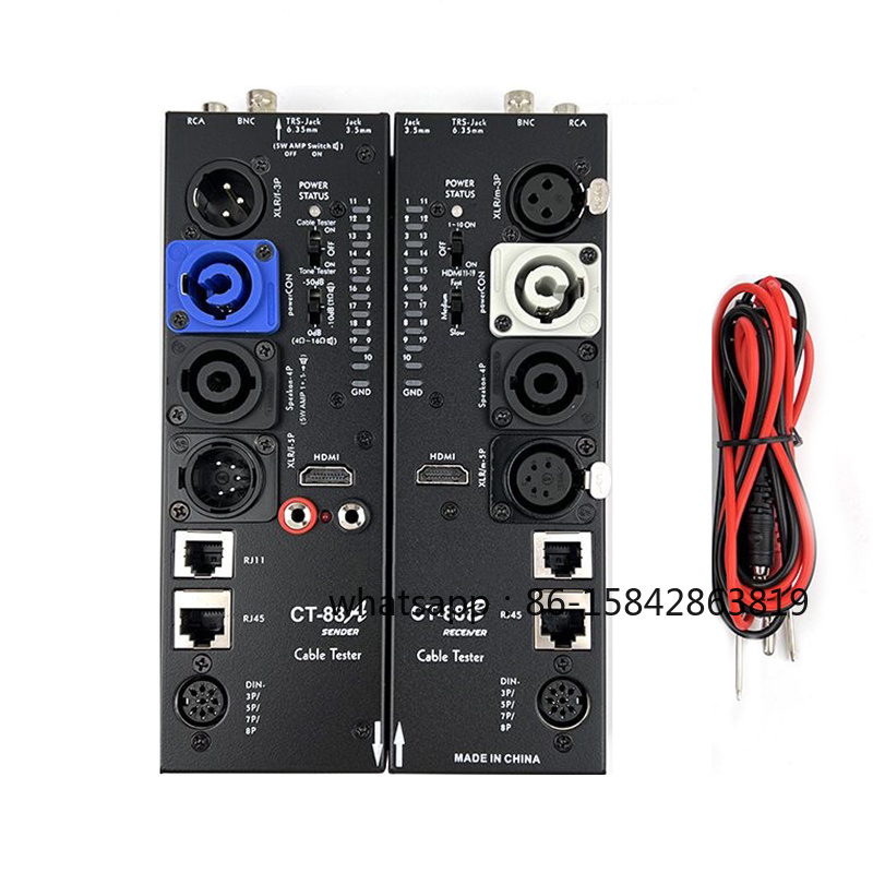 Home Cinema Xlr - Testeur de câbles multifonction CT-88, détecteur