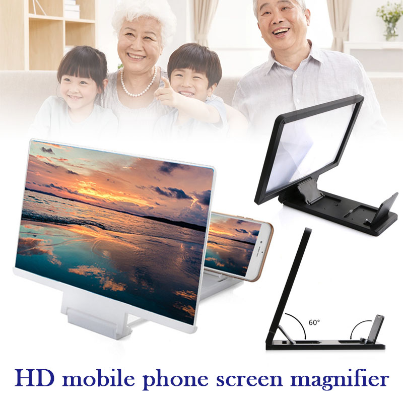 Home Cinema Projector Screen - Amplificateur d'écran pratique pour téléphone portable,