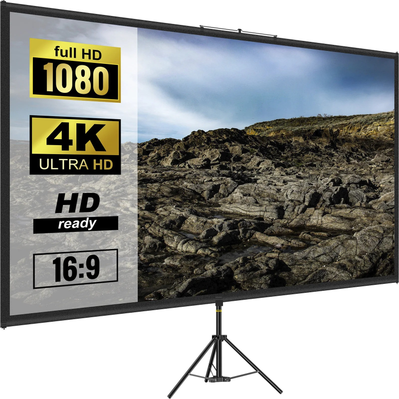 Home Cinema Projector Screen - Écran de projection sur trépied de