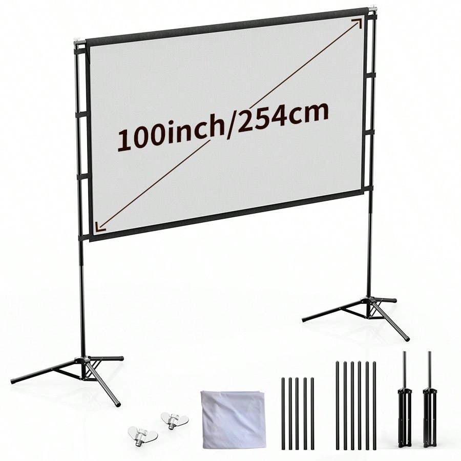 Home Cinema Projector Screen - Écran de projection XBJ 100 pouces