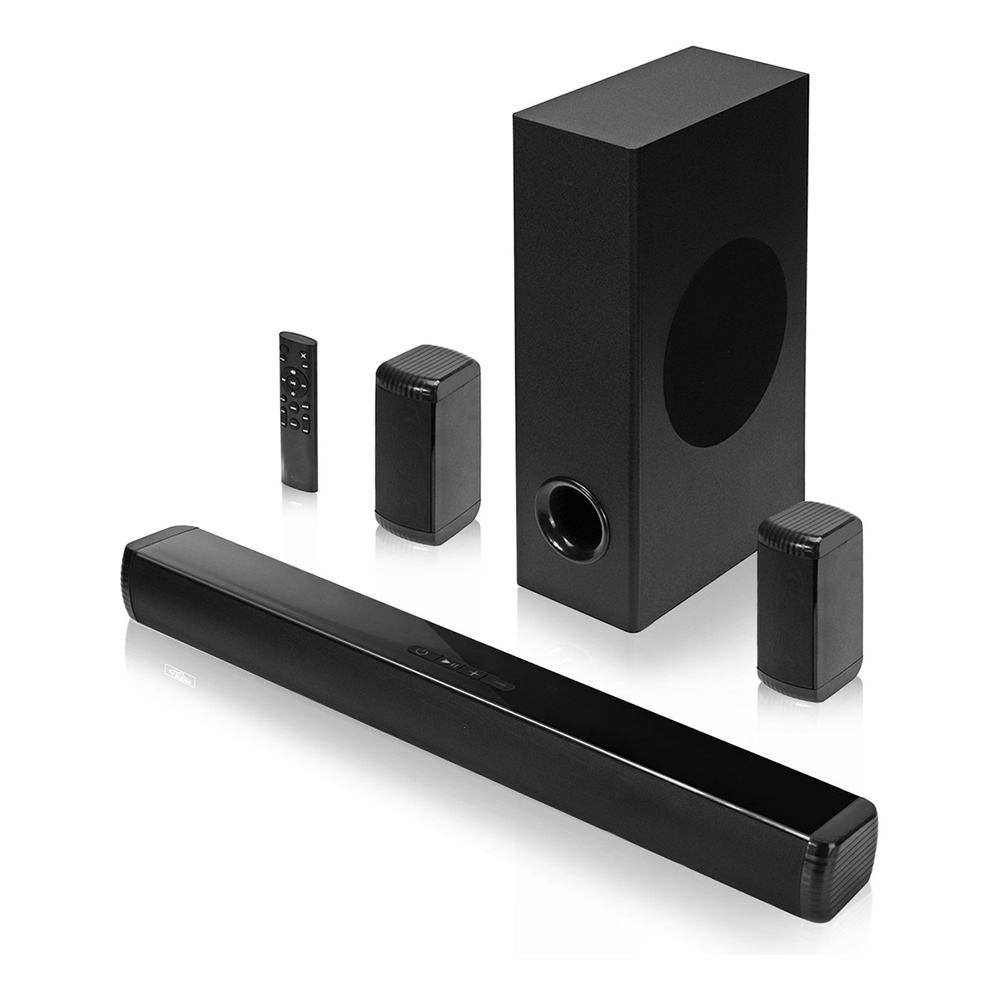 Home Cinema With Wireless Rear Speakers - Samtronic. Barre de son 240W 5.1
