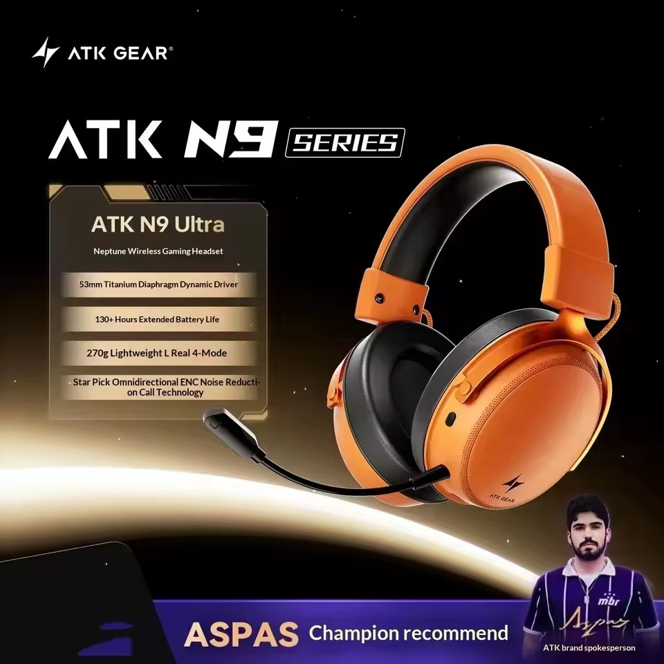 Home Cinema Headphones - Casque de jeu sans fil ATK