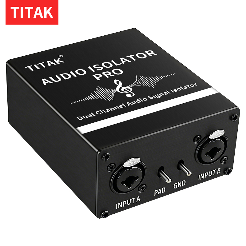 Home Cinema Xlr - TITAK Pro Audio Isolator PAD GND