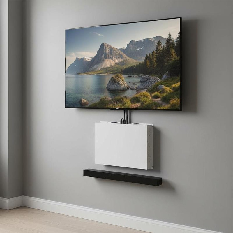 Home Cinema Encastrable - Armoire de câblage multimédia 17 pouces