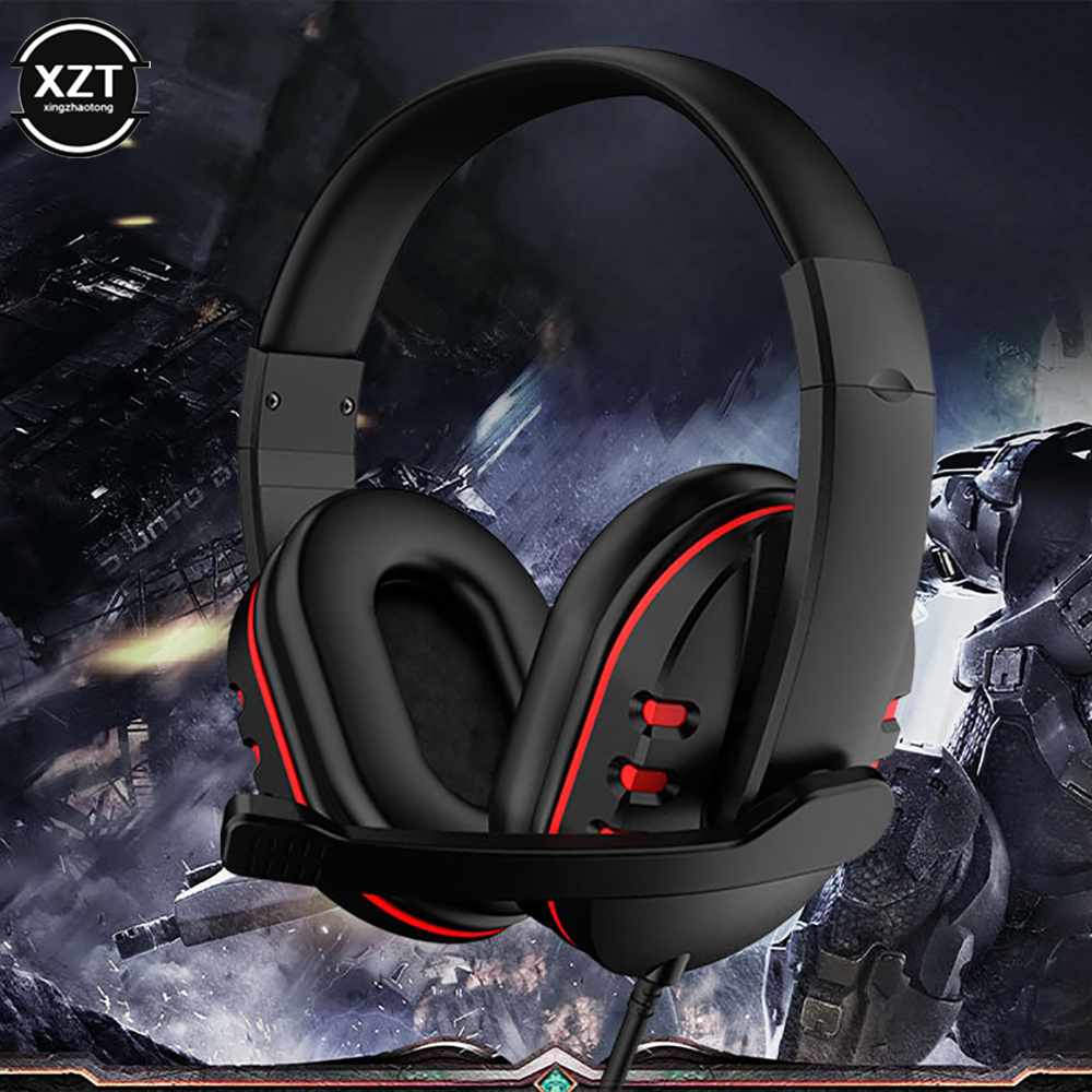 Home Cinema Headphones - Casque de jeu filaire avec microphone,