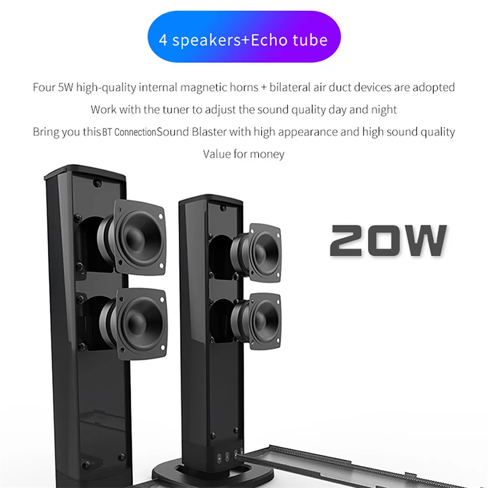 Barre de son TV sans fil Bluet - Home Cinema Barre De Son avis et prix