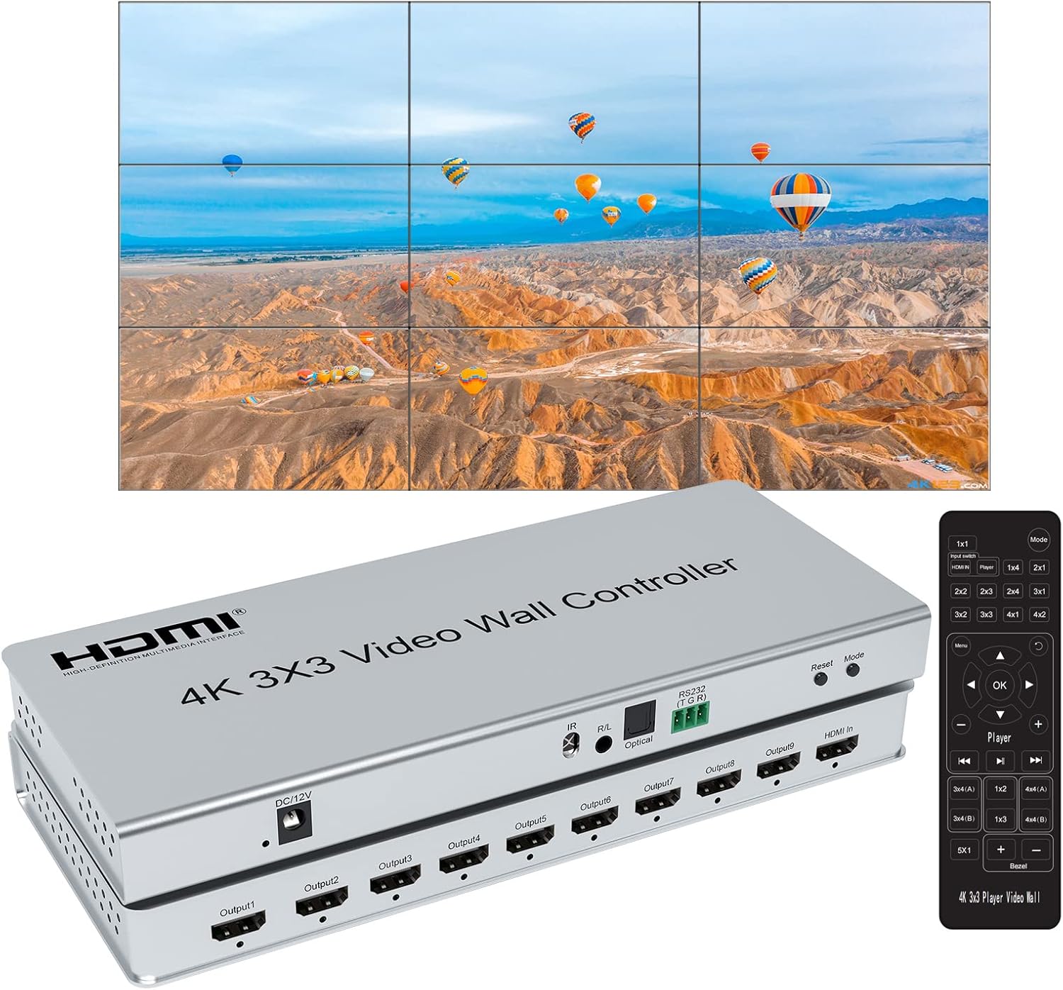 Contrôleur mural vidéo HDMI 4K - Home Cinema Projector Screen avis et prix