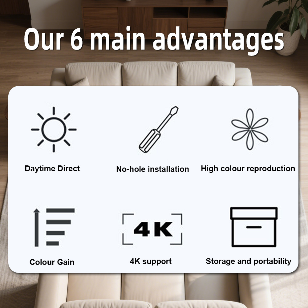 Écran de projecteur universel  - Home Cinema Projector Screen avis et prix