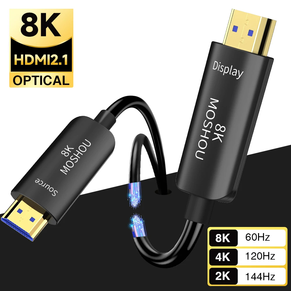 MOSHOU 8K fibre optique HDMI 2 - Hdmi Arc Cable avis et prix