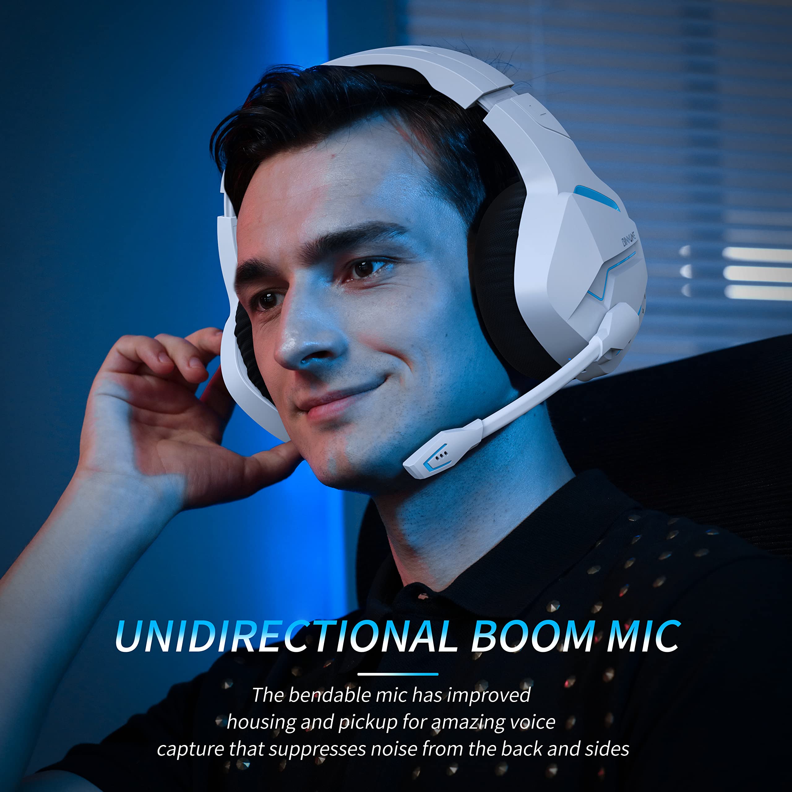 BINNUNE-Casque de jeu sans fil - Home Cinema Headphones avis et prix