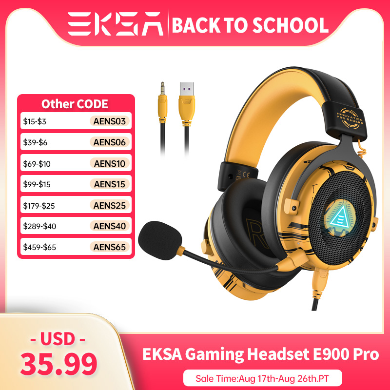 Casque de jeu EKSA E900 Pro, s - Home Cinema Headphones avis et prix
