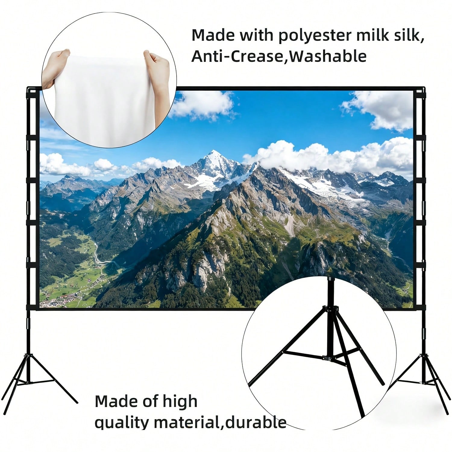Écran de projection XBJ 100 po - Home Cinema Projector Screen avis et prix