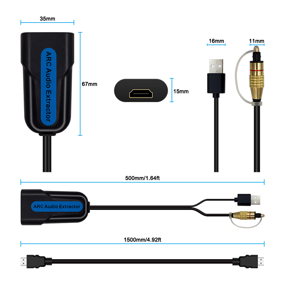 Extracteur audio HDMI ARC eARC - Hdmi Arc Cable avis et prix