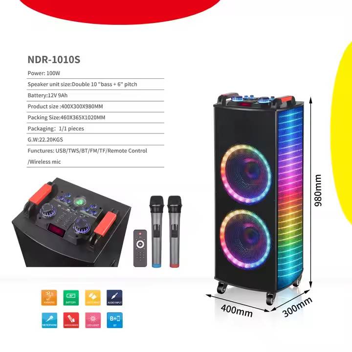 Enceinte karaoké extérieure ND - Home Cinema Led avis et prix