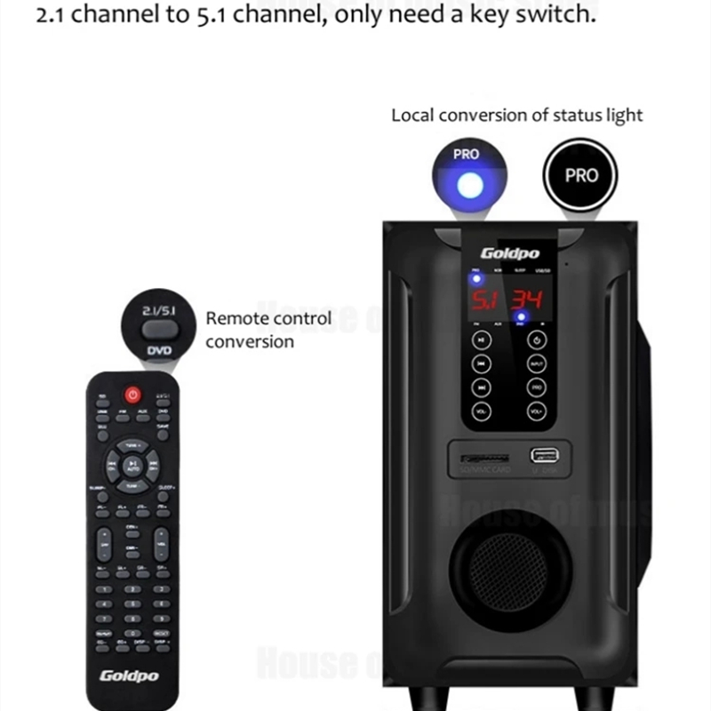 Boîte de son multimédia sur pi - Home Cinema With Wireless Rear Speakers avis et prix
