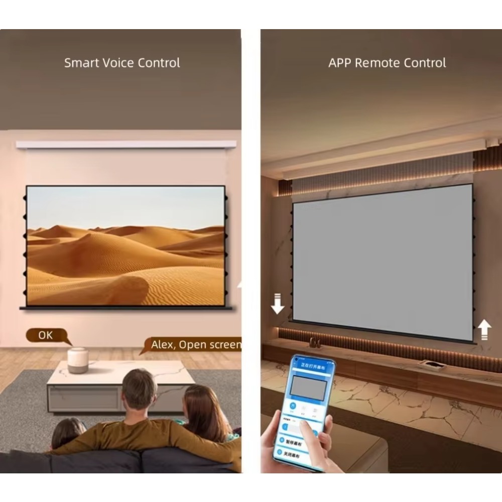 Écran de projection électroniq - Home Cinema Encastrable avis et prix