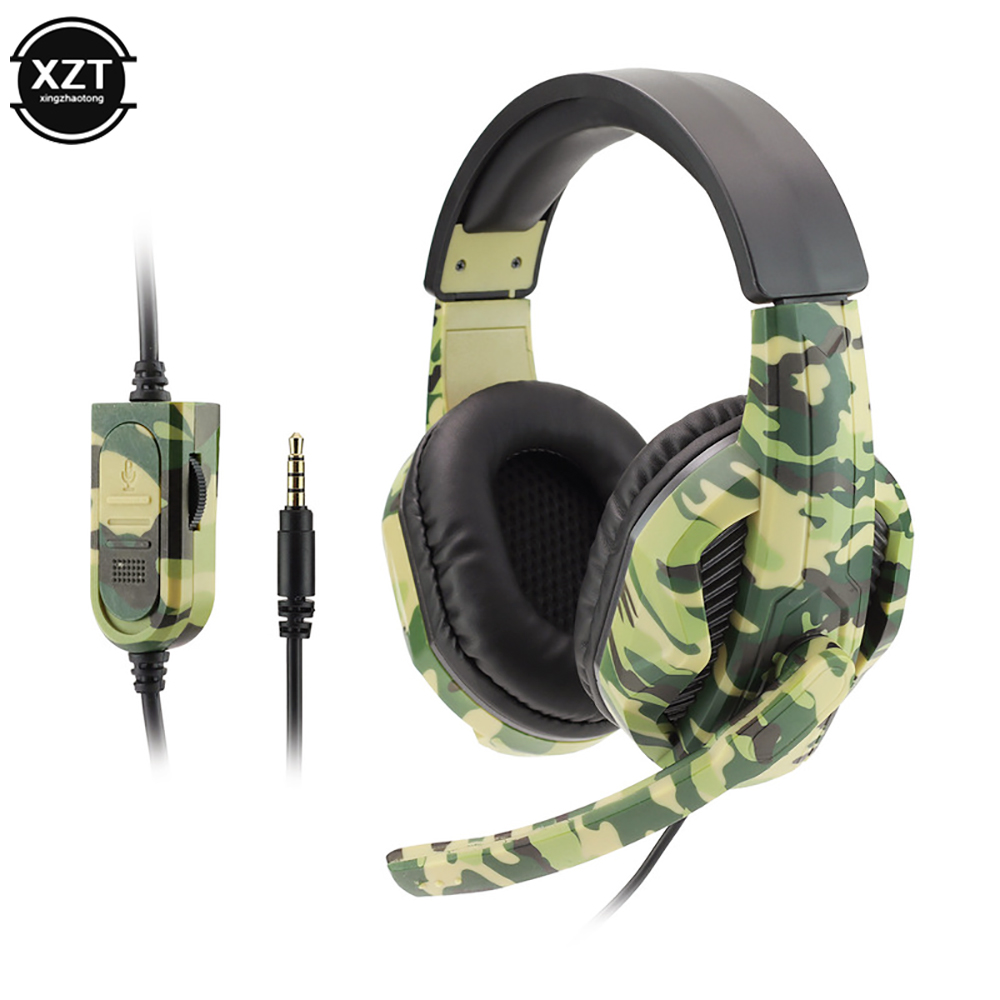 Casque de jeu Camouflage 3.5mm - Home Cinema Headphones avis et prix