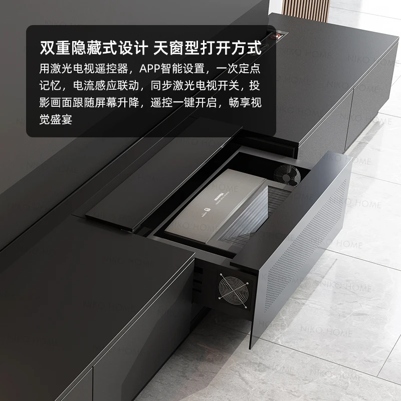 Meuble intégré invisible pour  - Home Cinema Hisense avis et prix
