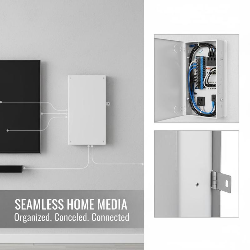 Armoire de câblage multimédia  - Home Cinema Encastrable avis et prix
