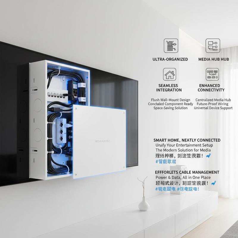 Armoire de câblage multimédia  - Home Cinema Encastrable avis et prix
