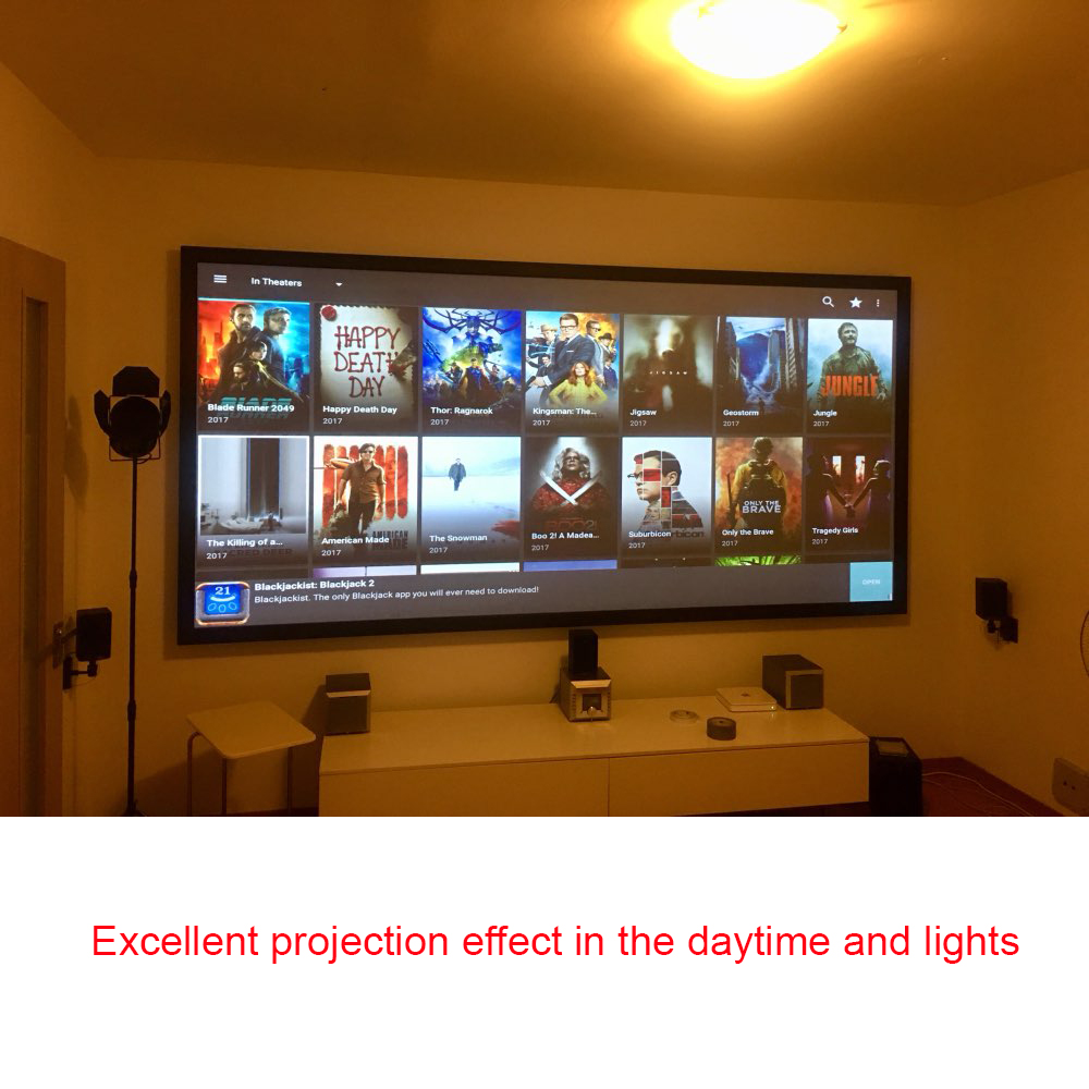 Écran de projecteur Salange, é - Home Cinema Projector Screen avis et prix