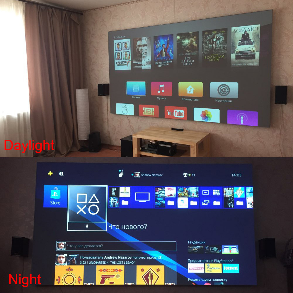 Écran de projecteur Salange, é - Home Cinema Projector Screen avis et prix