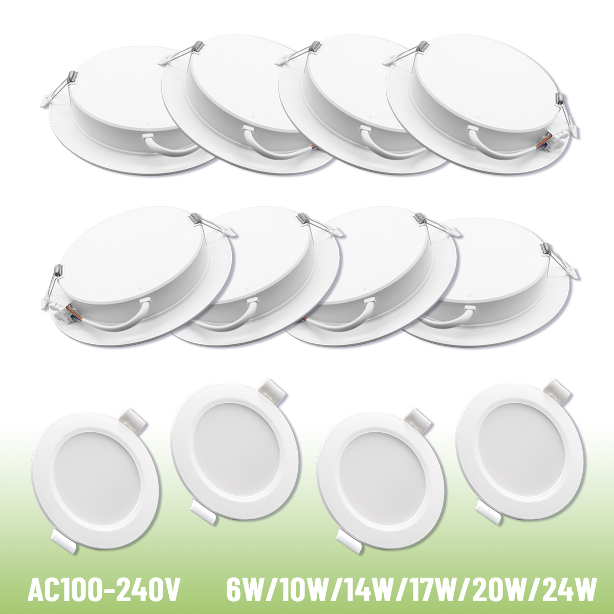 10 pièces Led Downlight trois  - Home Cinema Led avis et prix