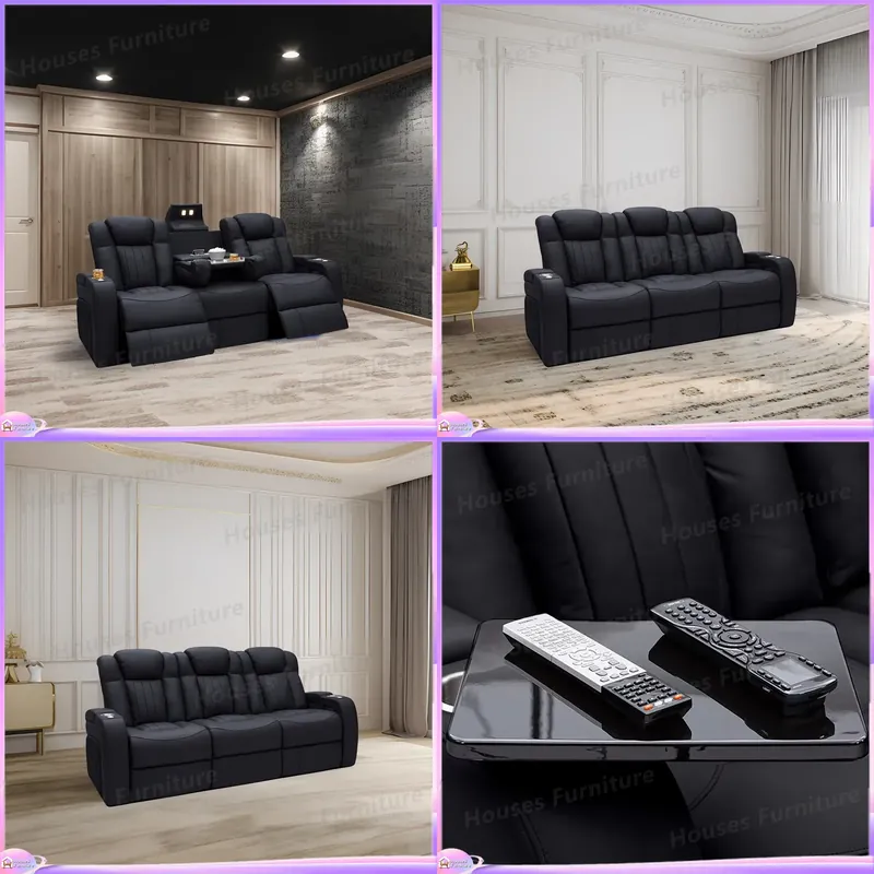 Canapé inclinable en cuir pour - Home Cinema Recliners avis et prix