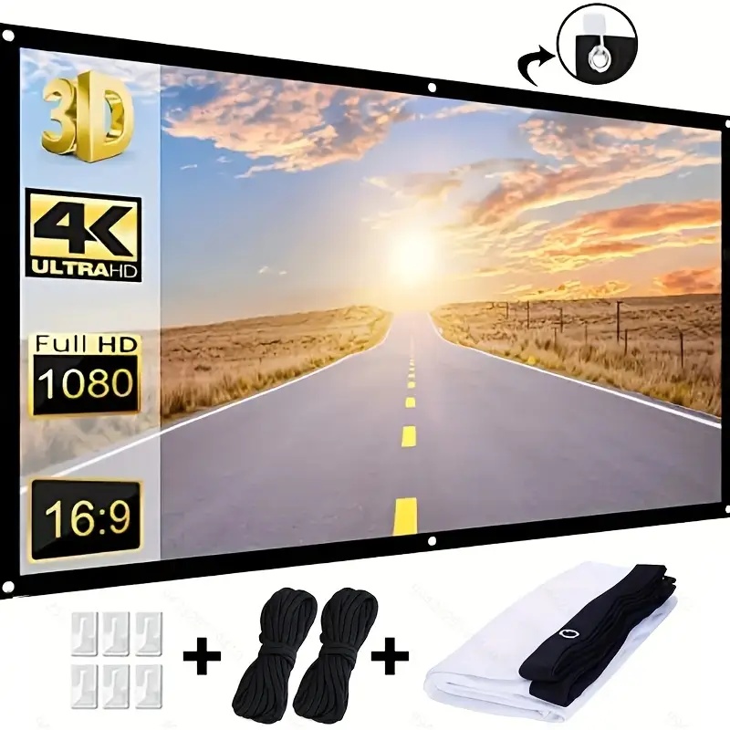 Écran de projection 16:9 intér - Home Cinema Projector Screen avis et prix