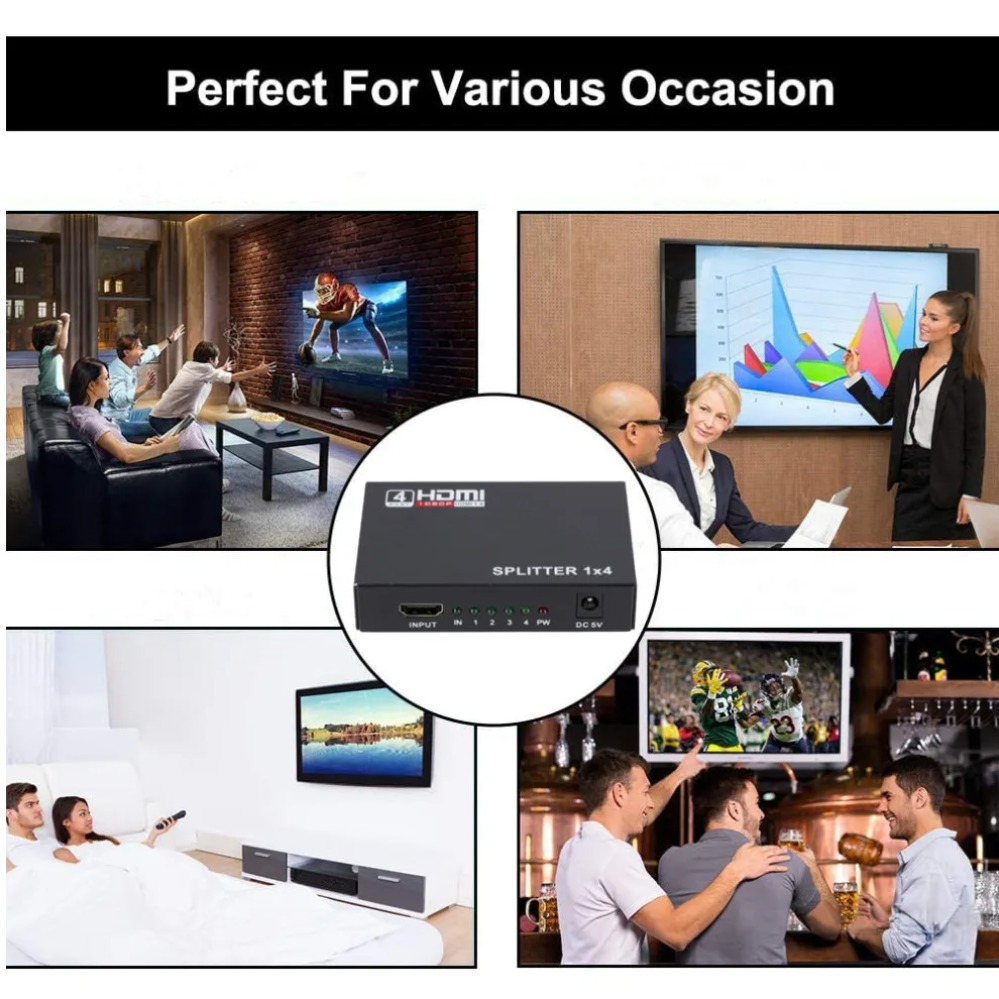 Répartiteur HDMI 1 entrée 4 so - Home Cinema Projector Screen avis et prix